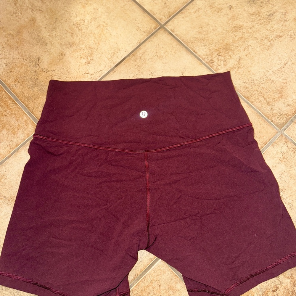 lululemon 6” biker shorts